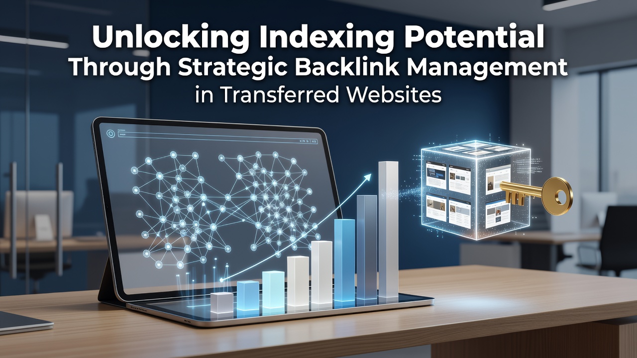 Unlocking Indexing Potential Through Strategic Backlink Management in Transferred Websites